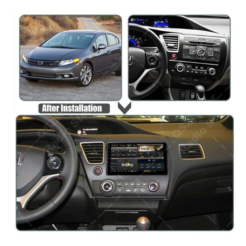 Dash Kit  de 9 Pulgadas HONDA CIVIC 2014 al 2015