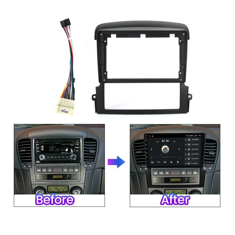 Dash Kit  de 9 Pulgadas KIA SORENTO 2002 al 2011