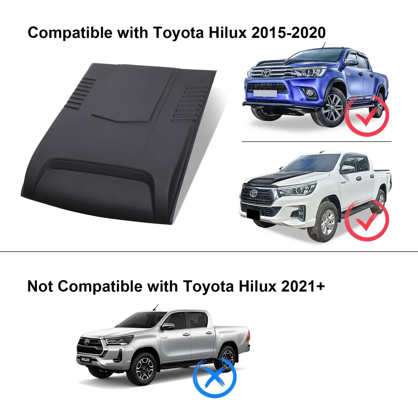 SCOOP DE CAPO PARA TOYOTA HILUX REVO 2015 al 2020