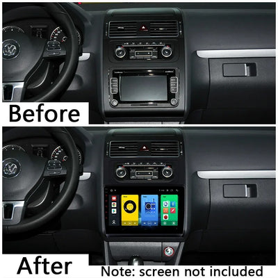 Dash Kit de 10 Pulgadas VOLKSWAGEN TOURAN 2004 al 2008