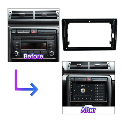 Dash Kit  de 9 Pulgadas AUDI A4 2002 al 2008