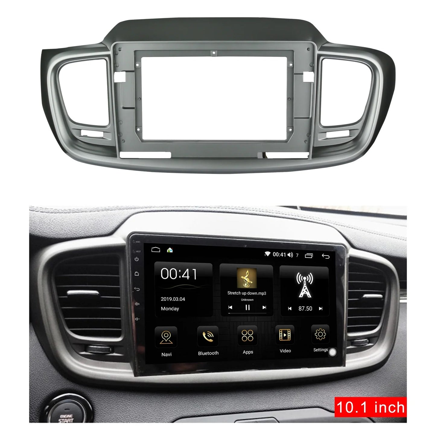 Dash Kit de 10 Pulgadas KIA SORENTO 2015 al 2018