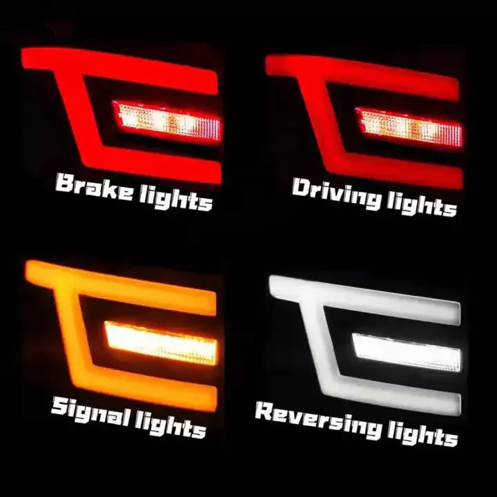 LUCES TRACERAS STOP PARA L200 DEL 2015 AL 2018 AHUMADOS