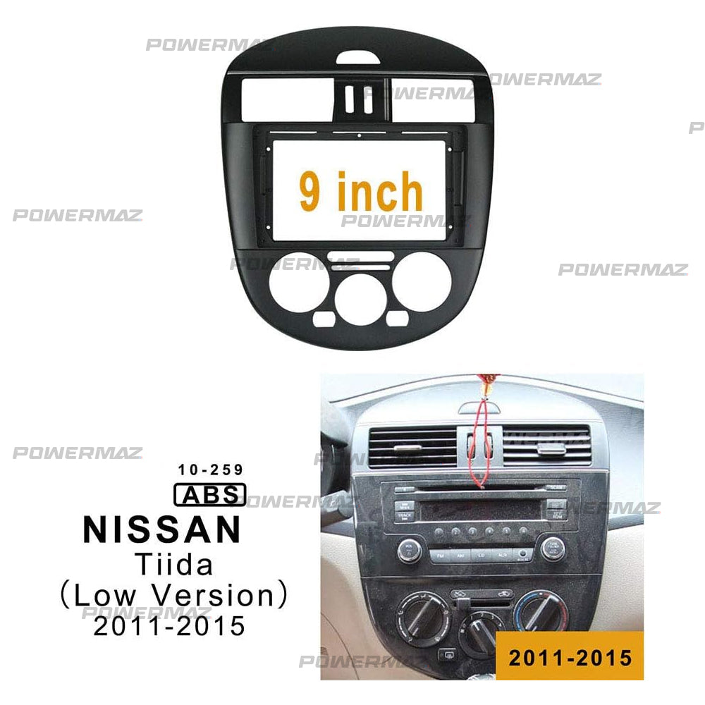 Dash Kit de 9 Pulgadas NISSAN TIIDA 2011 al 2015